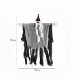 thumbnail image 3 of Gallickan Halloween Decoration Scene Setting Props, Spooky Hanging Witch Pendant, Plastic, Black, 1pc, 3 of 5