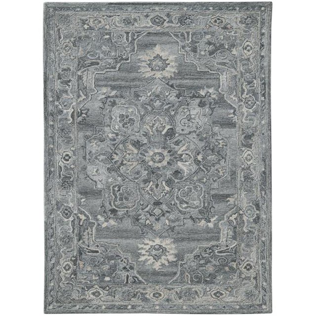 Amer Rug VES70810 Vestige Hand-Tufted Area Rug, Gray - 8 x 10 ft.