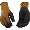 KINCO (#1787-L) Men's Frostbreaker Foam/Latex Thermal Glove, Brown - Large