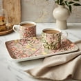 thumbnail image 6 of Portmeirion Morris & Co 12oz Coffee Mug with Handle, Porcelain - Novelty Cup for Coffee, Tea, Hot Choco - Set of 2, 6 of 7