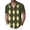 D Army Green, variant on HAOTAGS Men's Short Sleeve Vintage Shirt, Cuban Collar Button Up Shirt Floral Print Casual Summer Shirt Breathable Blouse Black L