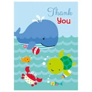 Under the Sea Pals 8 ct Thank You Notes Party Supply Baby Shower 1st Birthday