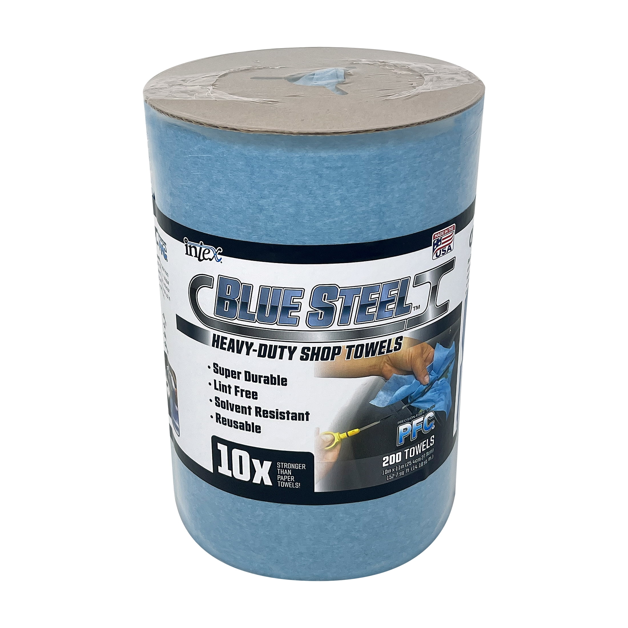 Blue Steel HeavyDuty Shop Towels, 200ct