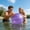 Purple, variant on VVQ 9 Inch Beach Ball Inflatable, PVC Colorful Marbled Pattern Pool Ball for Summer Pool Party Beach Games, Portable Outdoor for Adults Water Play, Blue
