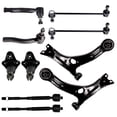 thumbnail image 2 of CCIYU Lower Control Arm Lower Ball Joints Front Sway Bar Links Inner Outer Tie Rod fit for Toyota COROLLA 2003-2008 10pcs Suspension Kit, 2 of 6