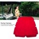 thumbnail image 3 of Swing Canopy Replacement, Colorful Swing Seat Canopy Outdoor Patio Top Cover Garden Hammock Top Cover for Outdoor Yard Chair (Coffee), 3 of 18