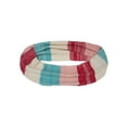 thumbnail image 1 of Gravity Threads Infinity Color Block Cozy Scarf, Pink Red White, 1 of 1