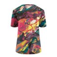 thumbnail image 5 of Camiseta de manga corta con cuello en V y estampado de moda para mujer Pompotops hkajfhjk462741, 5 of 5