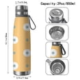 thumbnail image 3 of Modern 29oz Stainless Steel Insulated Thermos with Tea Filter, 360° Printed Travel Bottle, Leakproof BPA-Free Flask with Anti-Slip Base, 304 Inner & 201 Outer, Vacuum Cup, 3 of 6