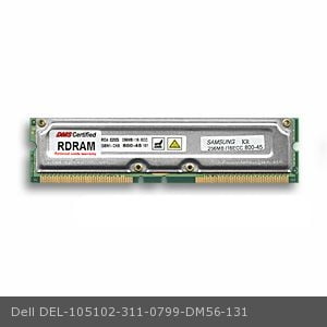 Precision Workstation 530 (DMS Compatible/Replacement for Dell 311-0799 Precision Workstation 530 512MB DMS Certified Memory ECC 800MHz PC800 184 Pin RIMM (RDRAM) -)