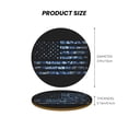 thumbnail image 5 of Xecao Navy Camouflage American Flag for MDF Cork Coaster 4 Pcs,Drink Coasters,Suit for House Warming Gifts New Home ,Coffee Table Decor-Round Shape, 5 of 7