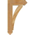 thumbnail image 3 of Ekena Millwork 4"W x 16"D x 28"H Thorton Arts & Crafts Rough Sawn Bracket, Western Red Cedar, 3 of 4