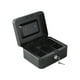 thumbnail image 5 of Cajon de dinero Qian QOC-143SK Bandeja removible 5 compartimentos para billetes y monedas, metal con asa para transportar, cerradura con llave, 5 of 7