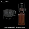 thumbnail image 2 of 1000 Piezas de Bandas de Encogimiento, Bandas de Encogimiento Perforadas Transparentes de 73*30mm, Bandas de Envoltura Térmica para Botellas, 2 of 7