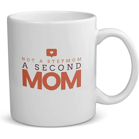 Stepmom Coffee Mug, Second Mom Tea Cup, Awesome Mom Gifts for Birthday Mother's Day