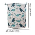 thumbnail image 4 of Laundry Basket Sturdy Dinosaur Fabric Foldable Storage Clothes Toy Home Organization Handles Bathroom Decor Bathroom Accessories, 4 of 6