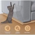 thumbnail image 4 of Dissuasif Anti-Rayures de Chat Non Adhésif : Rouleau Protecteur de Meubles en PVC Transparent Épaissi 20 cm x 100 cm – Protecteur de Sofa Réutilisable et Résistant à l'Usure pour Surfaces en Cuir/tissu/bois, Écologique, Invisible, 4 of 6