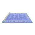 thumbnail image 2 of Ahgly Company Machine Washable Indoor Rectangle Persian Blue Traditional Area Rugs, 5' x 8', 2 of 4