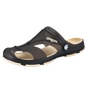 XZNGL Flip Flops Mens Outdoor Hole Shoes Wading Shoes Summer Fashion Sandals Beach Flip Flop