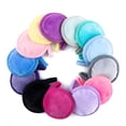 thumbnail image 7 of RAGUPEL Reusable Makeup Remover Pads 16 Pack Microfiber Cleansing Facial Rounds Wipes Face,Eyes,Lips Reusable Makeup Remover Cloths(3.15Inch), 7 of 7