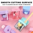 thumbnail image 3 of Yhmxh Heart Pencil Sharpeners Manual, Cute Double Hole Pencil Sharpener, Plastic Handheld Pencil Sharpener, Small Pencil Sharpener, Suitable for Graphite & Color Pencils (Green), 3 of 6