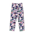 thumbnail image 4 of Xecao Plaid Flamingo Men's Straight Lounge Pajama Pants: The Ultimate in Comfortable Sleepwear, 4 of 9