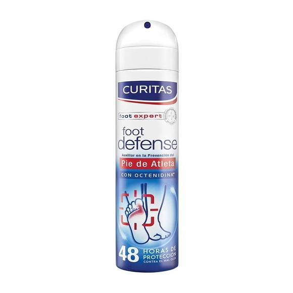Desodorante para pies Foot Defense Curitas para pie de atleta 150 ml