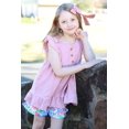 thumbnail image 3 of Millie Loves Lily Female Dusty Pink Angel-Sleeve Top & Madison Floral Ruffle Shorts (2T-12), 3 of 3