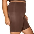 thumbnail image 2 of YITTY Nearly Naked Shaping Ultra High Waist Booty Lift Short, Brown, M/L, 2 of 7