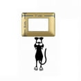 thumbnail image 3 of Ruiboury 2 Pieces Cat Switch Wall Stickers Poster Switch wallpaper home tile use Paster Decals Wallpaper Home Drawing Room Decoration Kitchen Tile, 3 of 5
