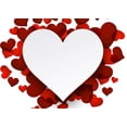 thumbnail image 4 of BSDHOME Polyester 5x7ft Red Wedding Decor Decoration Backdrop Heart-shaped Photography Background Studio Props Wall, 4 of 5