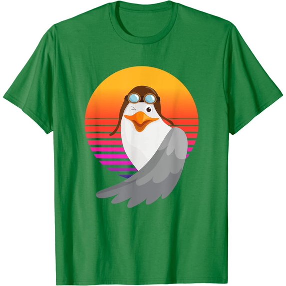 Cool Cute Seagull Ocean Sea Bird Animal Wing Gesture Seabird T-Shirt