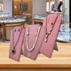 thumbnail image 2 of Stylish Lint Covered Necklace Bust Display Rack Sturdy Stand Jewelry Holder with Elegant Color for Home Decoration black velvet L, 2 of 5