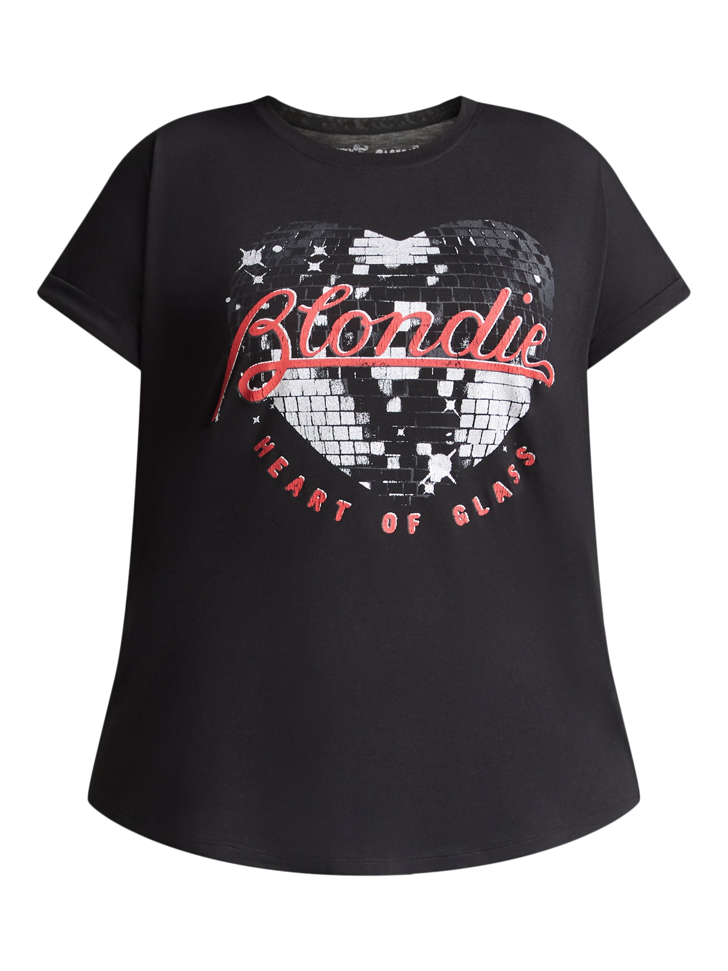 Terra & Sky Women's Plus Size Blondie Band Graphic Tee, Sizes 0X-4X