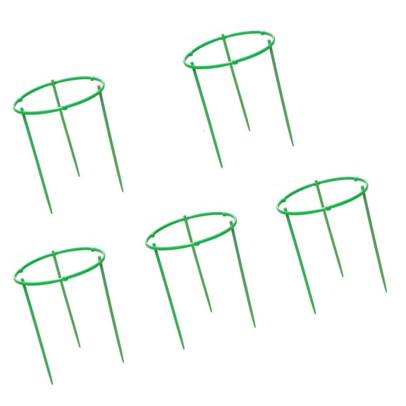 Set of 5 Tomato Cage Stake Tower for Raised Garden Bed Durable Plastic Trellis for Garden Pots and Plant Support