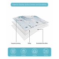 thumbnail image 5 of Quilts Twin Size Bedding Set, Blue Jellyfish Coastal Lightweight Quilted Comforter, Beach Starfish Nautical Coral Ombre Soft Reversible Bedspread Coverlet with Pillow Covers for All Season, 68" x 86", 5 of 7