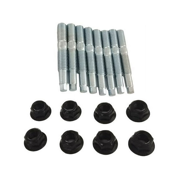 Exhaust Manifold Hardware Kit - Compatible with 2005 - 2010 Ford F-250 Super Duty 2006 2007 2008 2009