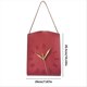 thumbnail image 2 of Unique Shoulder Bag Wall Clock Brown Leather Creative Handbag A, 2 of 5