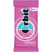 (Pack of 3) Orbit, Sugar Free Bubblmint Gum, 3 Ct