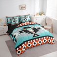 thumbnail image 3 of jejeloiu Exotic Bull Skull 7-Piece Twin Bedding Sets,Boho Tribal Bedding Comforter Set,Aztec Geometric Rhombus Sheet Sets For Men Women,Ultra Soft Home Decor Reversible, 3 of 8