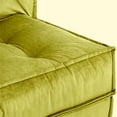 thumbnail image 5 of homedius Mocca Foldable Bed – Convertible Sofa to Bed – Space-Saving Lounge Sofa – Medium Firm Foam – Ergonomic & Stylish – Stain-Resistant Fabric– Guest Bed for Small Spaces (Lemon, Double), 5 of 6