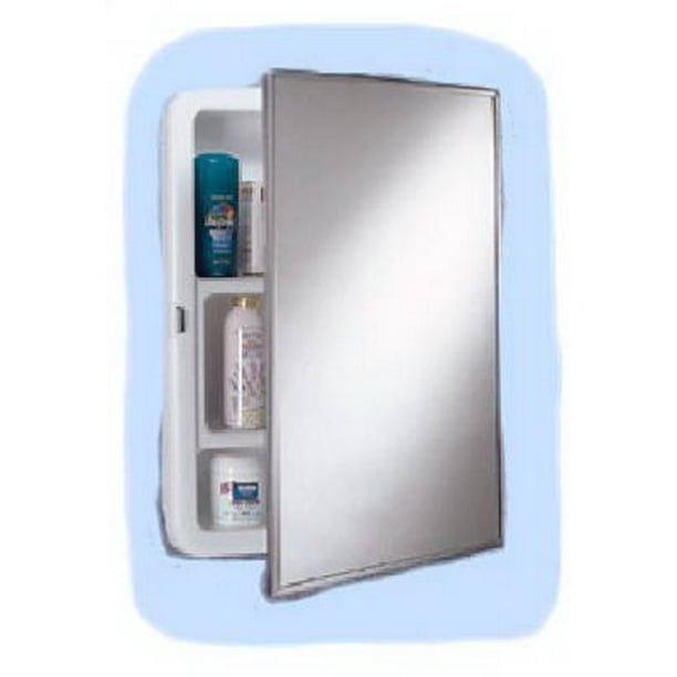 Zenith Products Medicine Cabinet Stainless Steel Frame Swing Door X311 Walmart Com Walmart Com