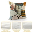 thumbnail image 4 of SHANXI Abstract Art Throw Pillow Covers Colorful Boho Aesthetic Pillow Covers for Couch Outdoor Decor 12x12in, 4 of 5
