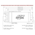 thumbnail image 6 of AEM 50-1009 Inline High Flow Fuel Pump 400LPH - Each, 6 of 7