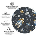 thumbnail image 4 of Bingfone Vintage Space Cars Leather Drinks Coasters With Set Of 6,Suitable For Home Kitchen,Coffee Cup Coasters Home Gift, 4 of 9