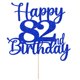 thumbnail image 2 of Cake topper Kaoenla Feliz 82.º cumpleaños con brillo, 2 of 8