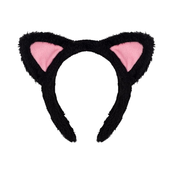 Cat Ears Headband for Women, Cute Face Washing Headband, Role-play Party Hair Accessory