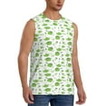 thumbnail image 2 of Fotbe Kitchen Utensiles Cooking Pots Men's Camiseta sin Mangas Estampada para Hombres, Playera Casual para Gimnasio, Entrenamiento, Playa-X-Large, 2 of 7