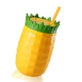 thumbnail image 2 of Summer Water Cups,Fruit Shape Cup Double Plastic Water Cup Summer Straw Cups Power Packed Performance, 2 of 3