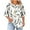 #222-White, variant on Cutuoiiu Women's Fashion Plus Size Loose Casual Printing Short Sleeve T-Shirts Gifts